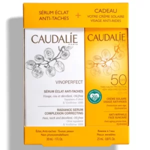 Image of Caudalie Vinoperfect Serum 30ml and SPF50 Suncare Duo 25ml