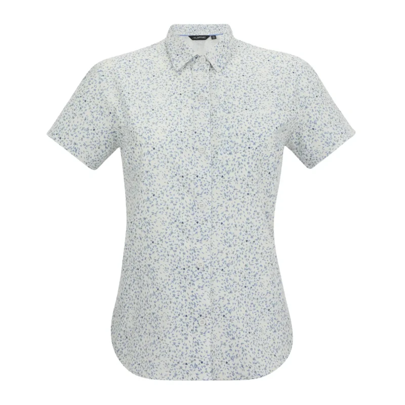 Image of Womens Long Sleeve Insect-Repellent Shirt Regatta Travel Bleu Female 48