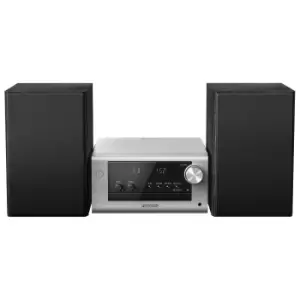 Image of Panasonic SC PM702EB S 80W Micro Hi Fi with CD DAB Bluetooth in Silver