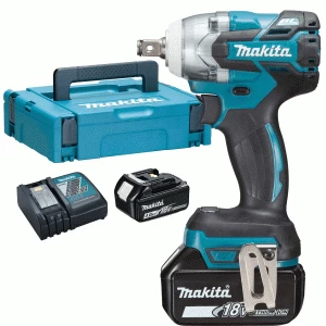 Image of Makita DTW285 18v Cordless LXT 12 Brushless Impact Wrench 2 x 4ah Li ion Charger Case