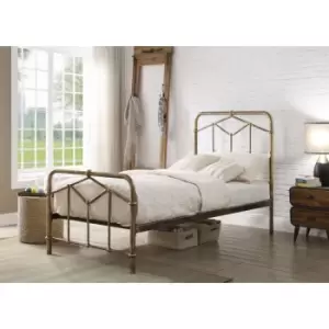 Image of Flintshire Axton Metal Bed Frame 3ft Single Antique Bronze