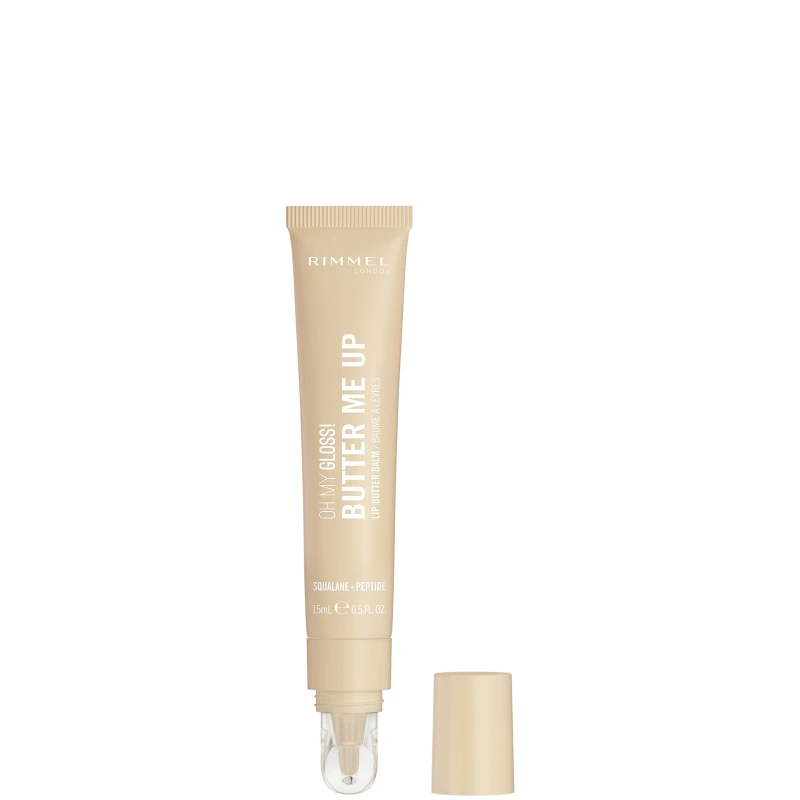 Image of Rimmel London Oh My Gloss! Butter Me Up Lip Butter Balm 15ml (Various Shades) - 001 Vanilla Frost