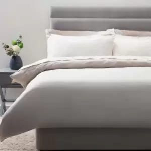 Image of Belledorm 450 Thread Count 100% Pima Cotton Duvet Cover Set, Oyster, Double