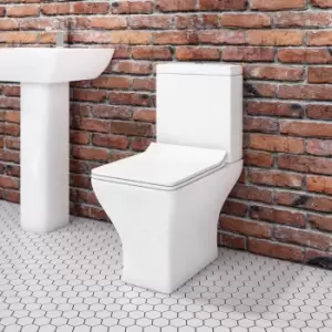 Image of Close Coupled Short Projection Toilet with Soft Close Seat - Austin