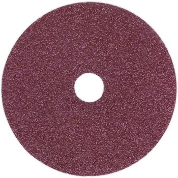 Image of Sealey Fibre Backed Sanding Discs 100mm 100mm 50g Pack of 25