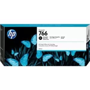 Image of HP 766 300-ml Photo Black DesignJet Ink Cartridge