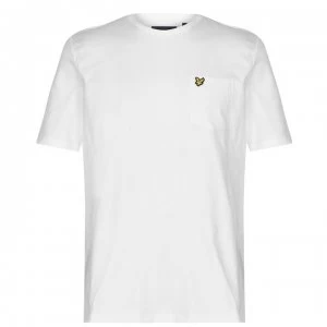 Image of Lyle and Scott Lyle and Scott Relaxed Pocket T Shirt - White 626