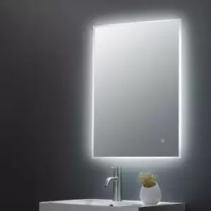 Image of Hudson Reed Ambient Bathroom Mirror with 25W Bulb 700mm H x 500mm W