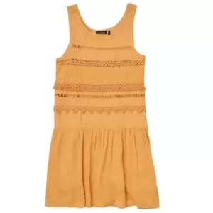 Image of Ikks XS31012-74-J Girls Childrens dress in Orange - Sizes 10 years,12 years,14 years