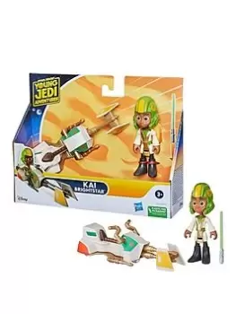 Image of Star Wars Star Wars Kai Brightstar Figure & Speeder Bike
