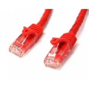 Image of 15m Red Gigabit Snagless RJ45 UTP Cat6 Patch Cable 15 m Patch Cord