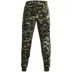 Image of Under Armour Rival Fleece Camo Jogging Pants Mens - Green