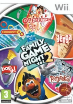 Image of Hasbro Family Game Night Volume 2 Nintendo Wii Game