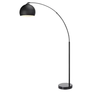 Image of Noova Arc floor lamp Black 1xE27