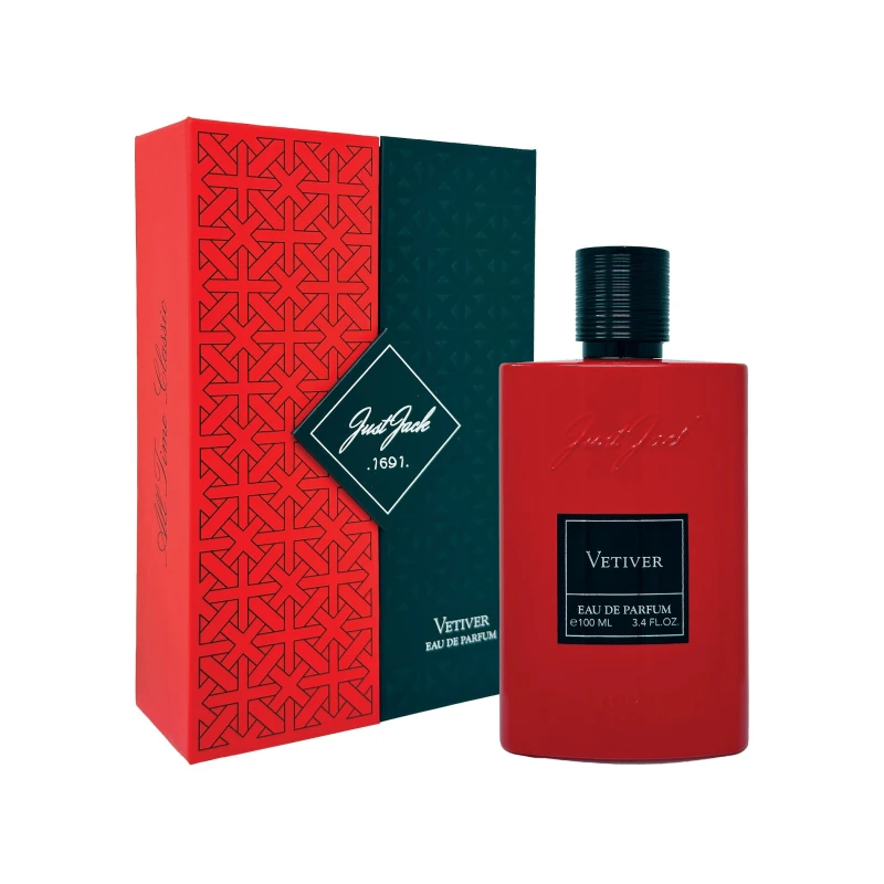 Image of Just Jacks Mens Vetiver Eau de Parfum 100ml New Design in White White Male 100ml