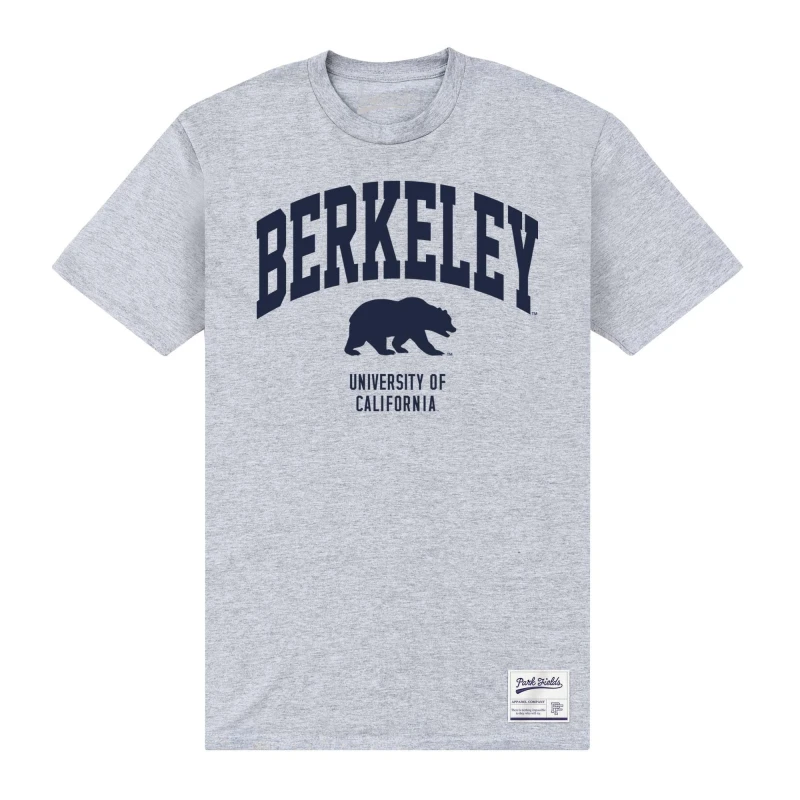 Image of Berkeley Mens Bear T-Shirt in Grey Size: 3XL Grey Male 3XL