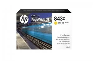 Image of HP 843C Yellow Ink Cartridge