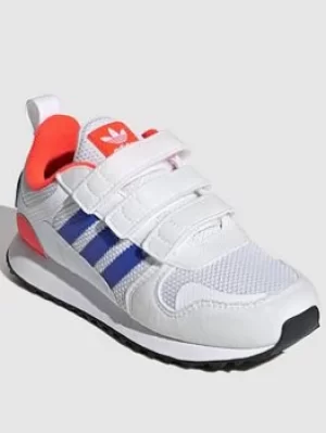 Image of adidas Originals Unisex Kids Zx 700 HD Cf C, Blue/White, Size 11