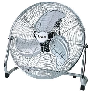Image of Igenix 18" Floorstanding Air Circulator Fan - Chrome