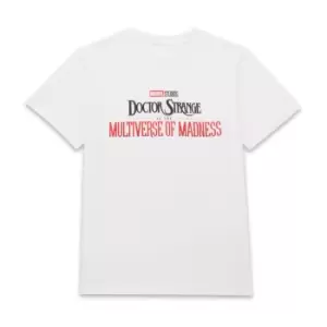 Image of Marvel Dr Strange Logo Unisex T-Shirt - White - 3XL