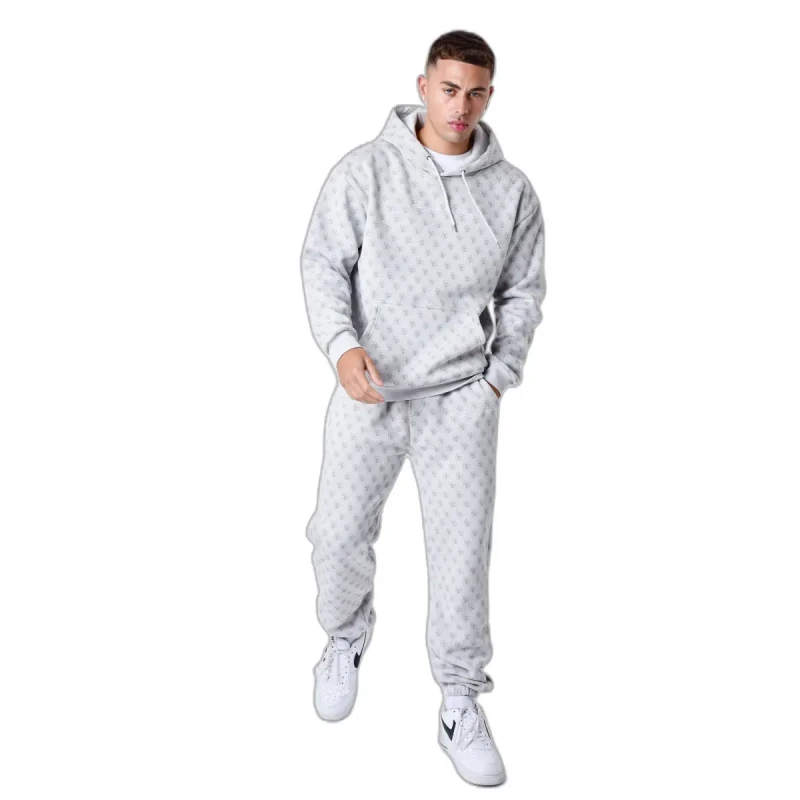 Image of Project X Paris Monogrammed hoodie Project X Paris Gris Male S