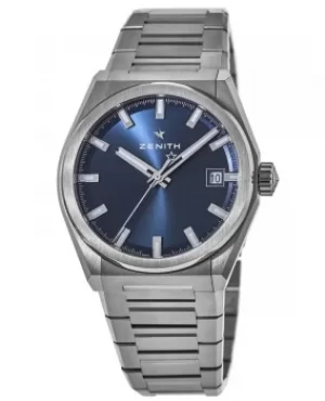 Image of Zenith Defy Classic Blue Dial Titanium Mens Watch 95.9000.670/51.M9000 95.9000.670/51.M9000