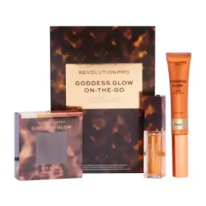 Image of Revolution Pro Goddess Glow-On-The-Go Makeup Gift Set