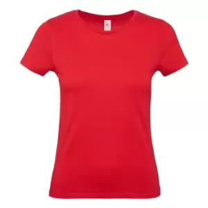 Image of B&C Womens/Ladies #E150 Tee (M) (Red)