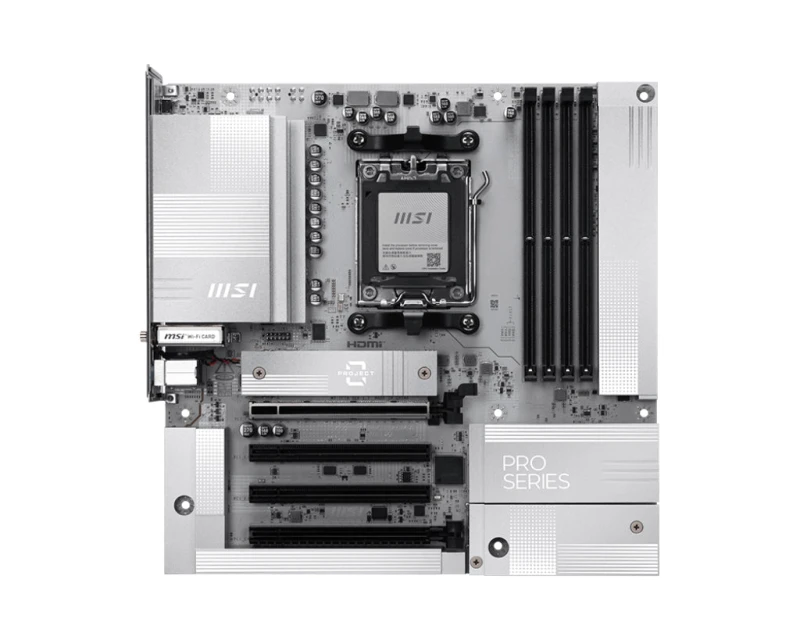 Image of MSI PRO B850M-A WIFI PZ (Socket AM5) DDR5 Micro-ATX Motherboard