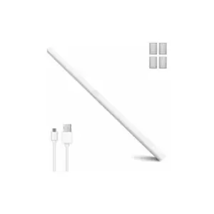 Image of Wireless usb Rechargeable pir Motion Sensor LED Light Strip (Under Cabinet/Wardrobe Light) 28cm