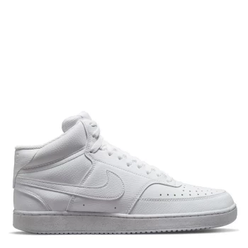Image of Nike Court Vision Mid Mens Shoes Mens - White