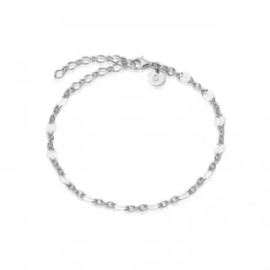 Image of Peachy Chain Sterling Silver Bracelet RBR08_SLV