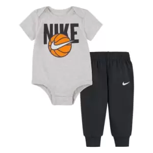 Image of Nike First Sport Bodysuit Jogger Set Baby - Black