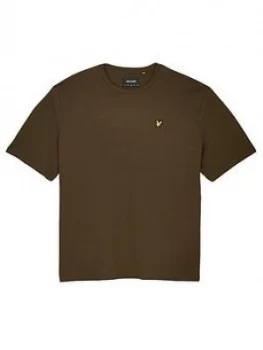 Image of Lyle & Scott Big and Tall T-Shirt - Khaki