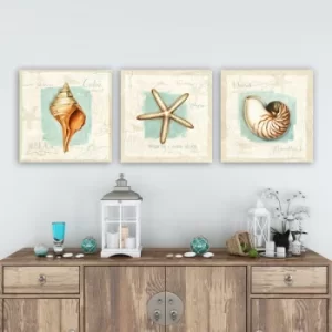 Image of pmdr44 Multicolor Decorative Canvas Painting (3 Pieces)