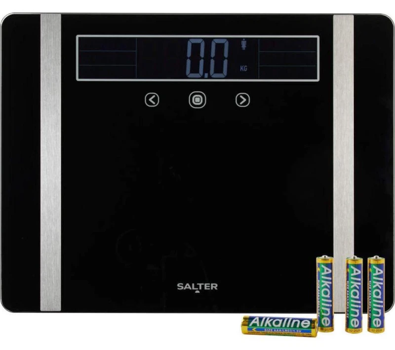 Image of Salter Salter Extra Wide Analyser Bathroom Scale - Black