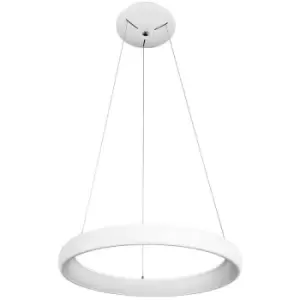 Image of Italux Lighting - Italux Alessia - Modern LED Hanging Pendant White, Warm White 3000K 2200lm