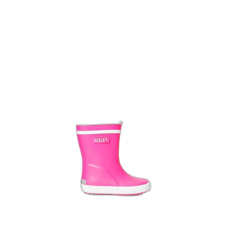 Image of Aigle Baby rain boots Aigle Baby Flac 2 Rose Unisex 19