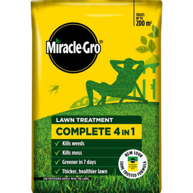 Image of Miracle-Gro Complete 4In1 Lawn Treatment Granules 200M² 7Kg
