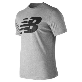 Image of New Balance Graphic QT T Shirt Mens - Grey
