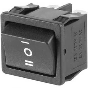 Image of Toggle switch 250 V AC 6 A 2 x OnOffOn SCI R13 3