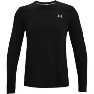 Image of Under Armour Armour Seamless Long Sleeve T Shirt Mens - Black