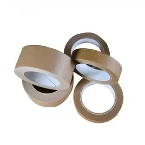 Image of ValueX ECO Kraft Self-Adhesive Paper Packaging Tape 25mm x 50m Brown