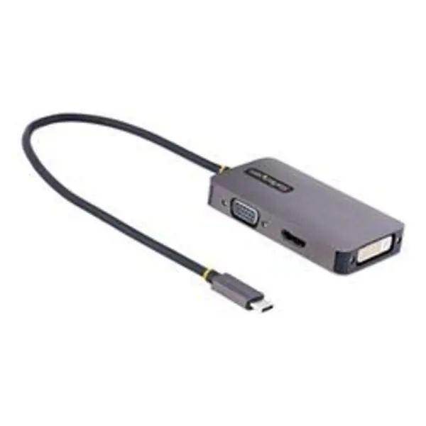 Image of StarTech.com USB C Video Adapter 4K 60Hz 118-USBC-HDMI-VGADVI