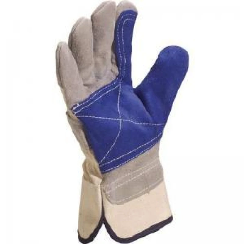 Image of ESE Direct Deltaplus High Quality Leather Docker Safety Gloves 405203 Safety Gloves
