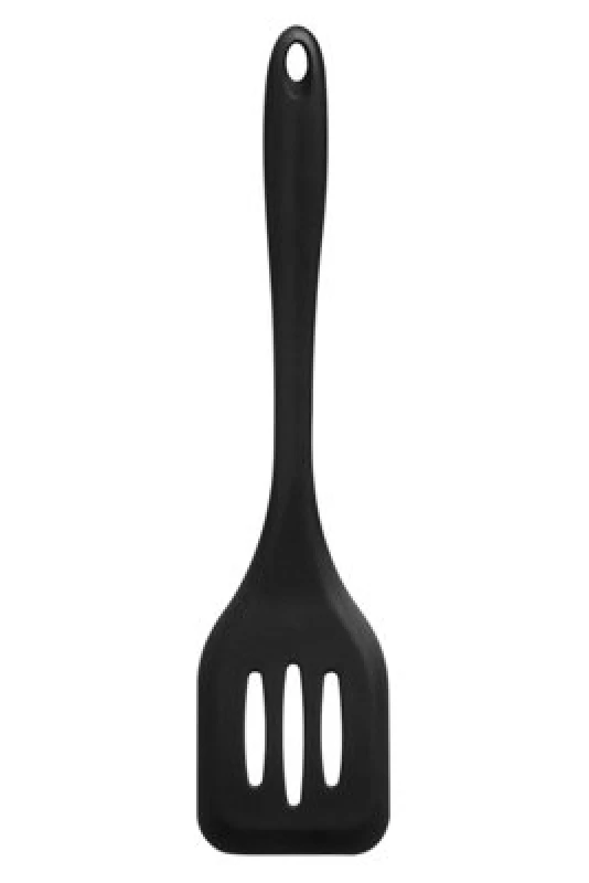Image of Premier Housewares Zing Silicone Slotted Turner Black