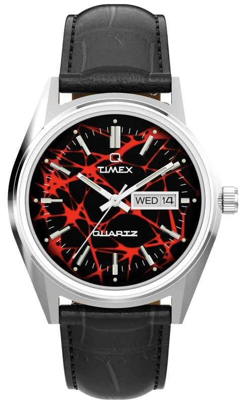Image of Timex TW2Y55700 Q Timex Red Vega 1978 Reissue (38mm) Black Watch