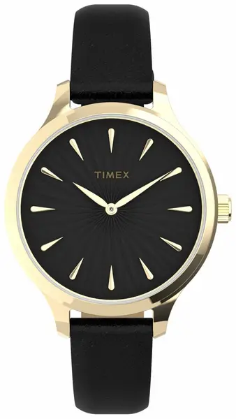 Image of Timex TW2V06600 Peyton Gold-tone Case And Black Strap With Watch