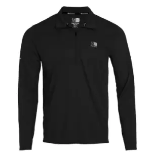 Image of Karrimor Long Sleeve Zip Top Mens - Black