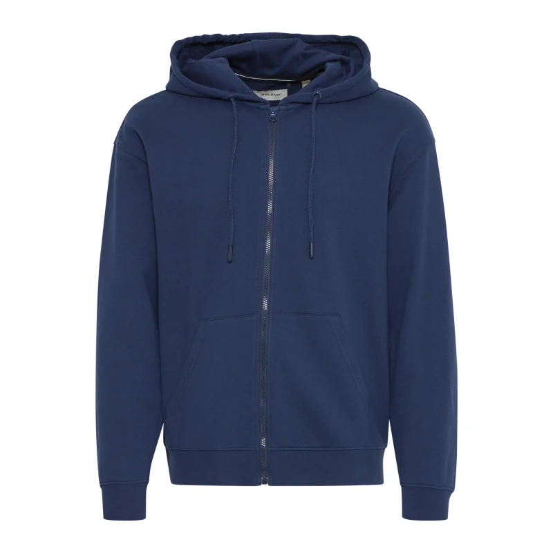 Image of Blend Zip-up hoodie Blend Brody Bleu Male XL